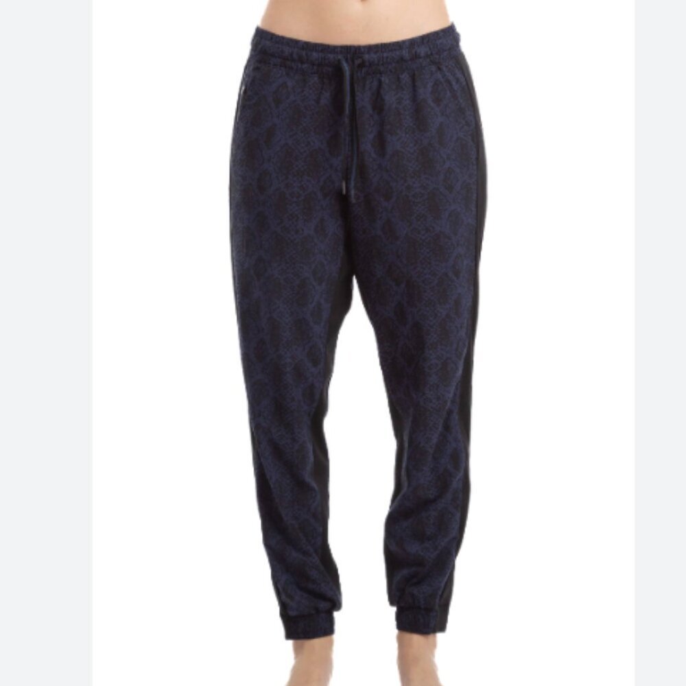 Athleta Brooklyn Jogger Pants – Navy Snake Print – Size 6
